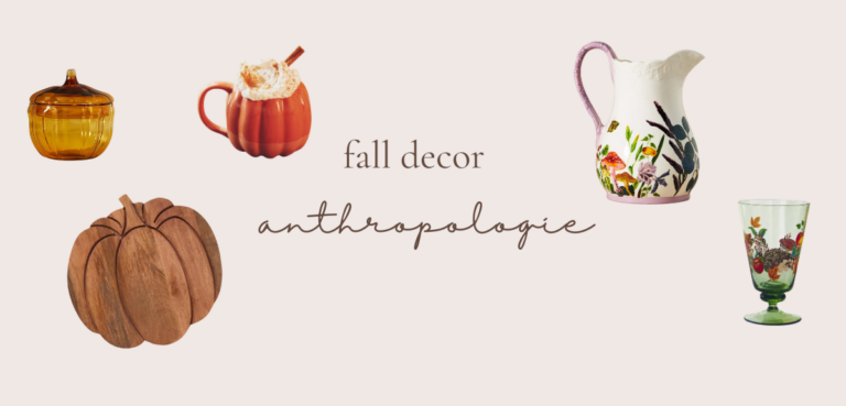 Anthropologie Fall Home Decor